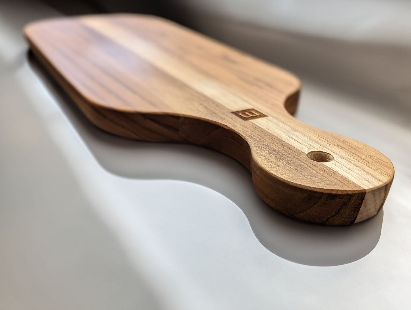 "Dad's BBQ The Grill Master" Engraved Teak Cutting Board