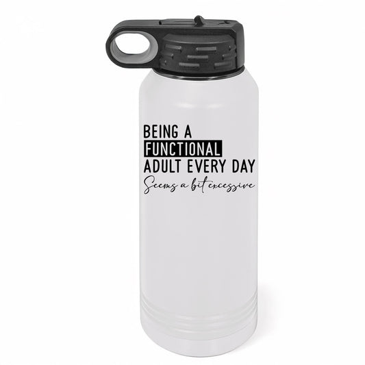 Sarcastic saying engraved tumbler, polar camel tumbler, water bottle tumbler
