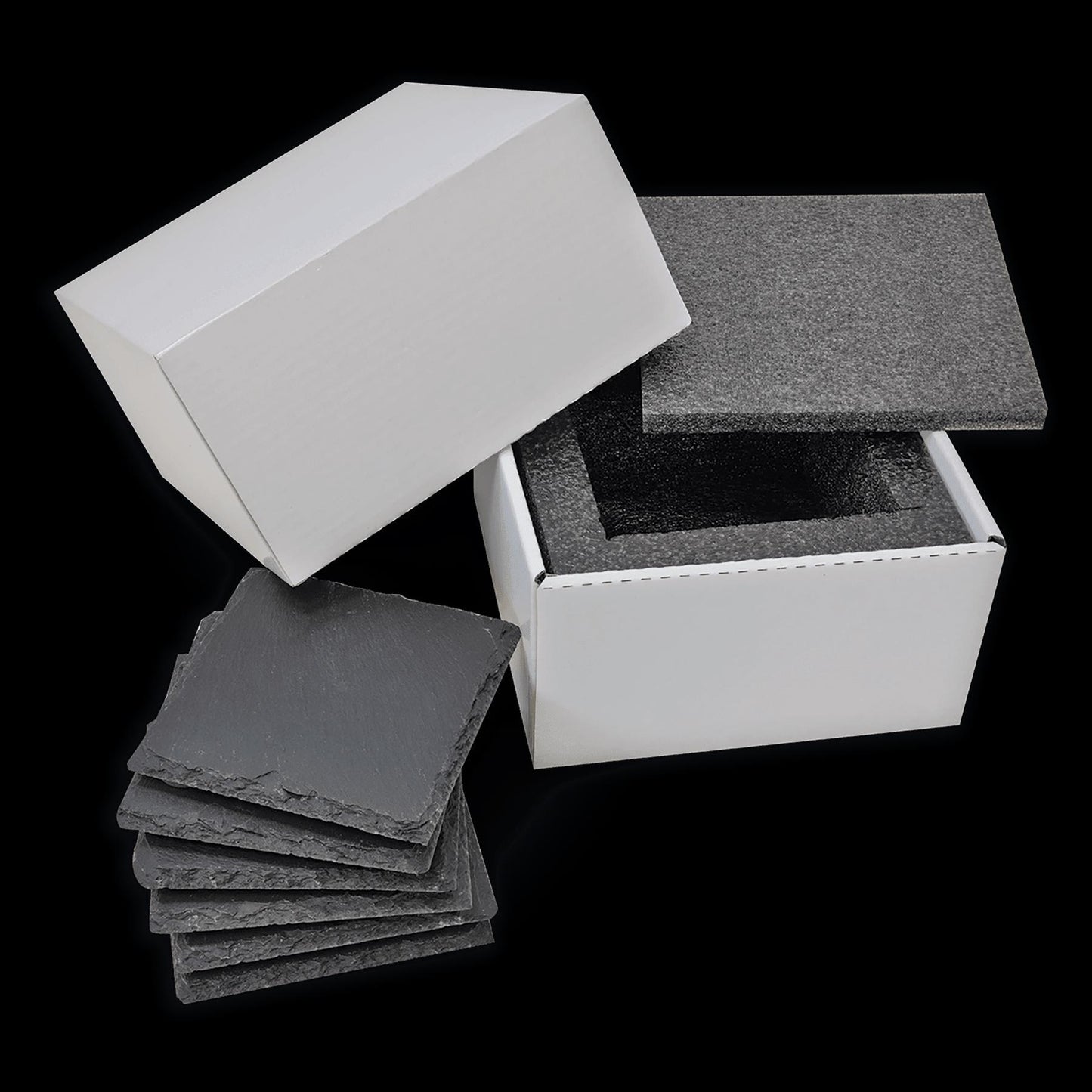 Engraved Slate Coaster Set: Drunk Wives Matter - Custom Housewarming Gift, Personalized Home Decor, set of 4 Slate coasters