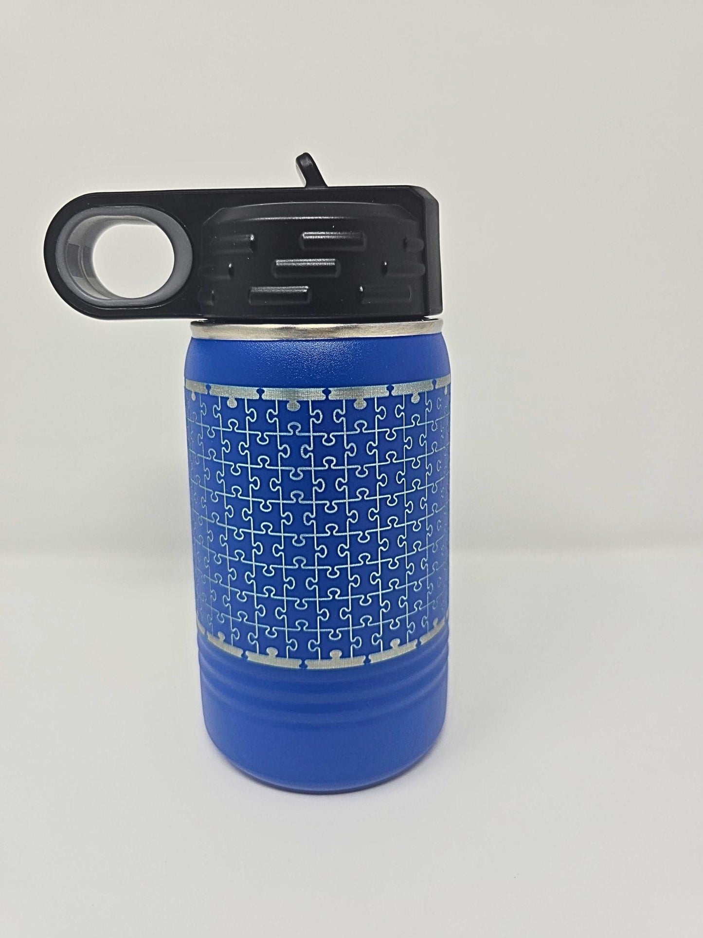 custom kids tumbler, personalized kids tumbler, puzzle pieces engraved, Personalized tumblers, Autism awareness